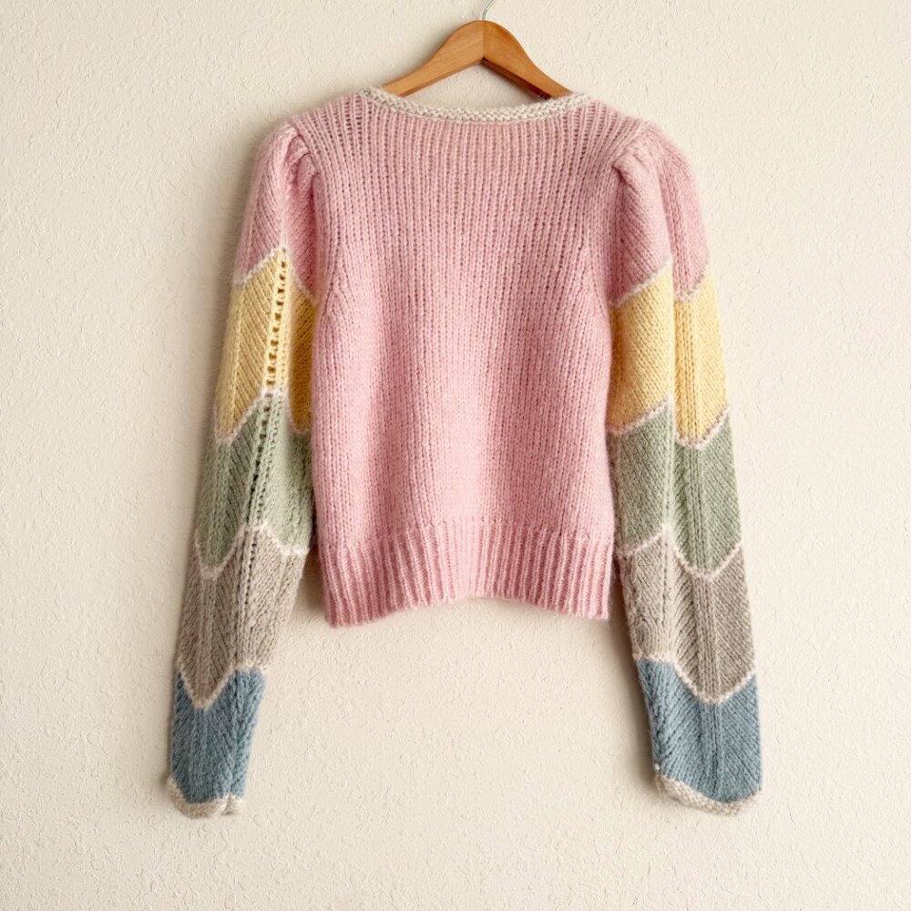 Loveshackfancy Aspyn Aplaca Pullover Sweater Size… - image 6